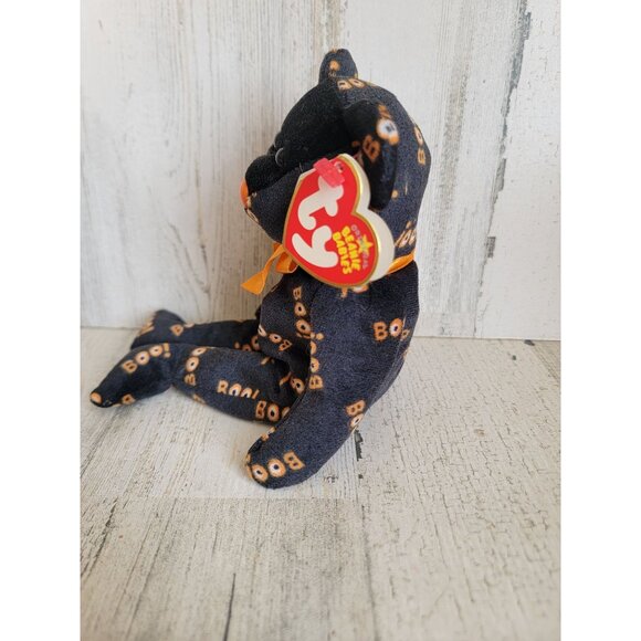 Beanie baby yikes black Halloween bear vintage collectible - Picture 3 of 7